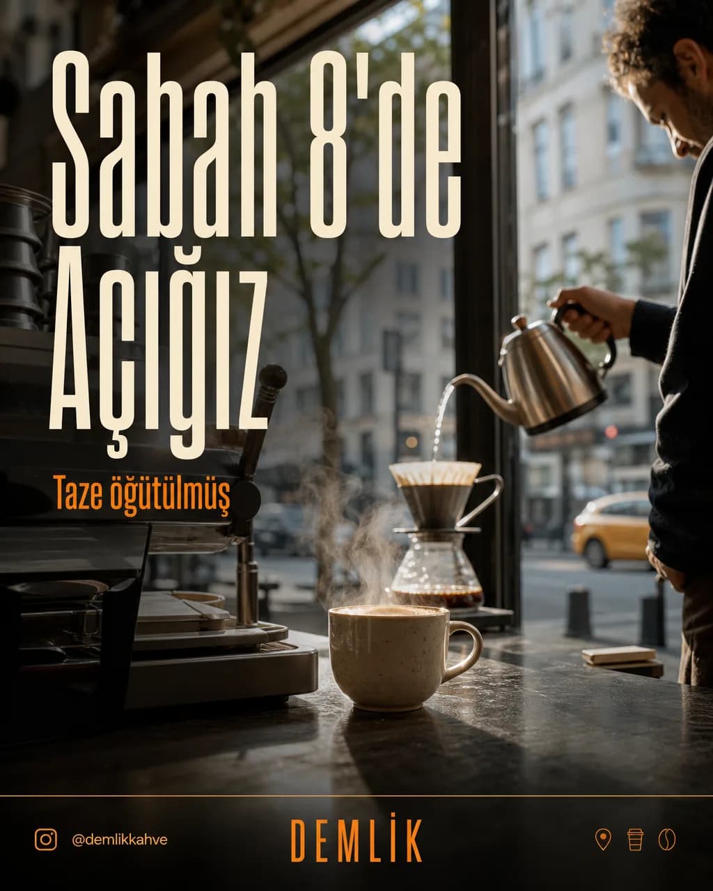 Demlik · Sabah 8'de Açığız